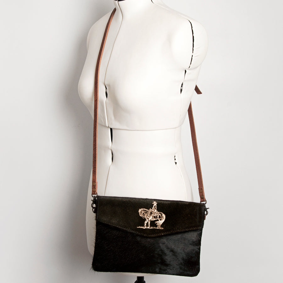 American Darling Envelope Hair-On Genuine Leather Western Women Bag Handbag Purse | for Cute
