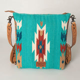 American Darling Saddle Blanket Genuine Leather Women Bag Western Handbag Purse