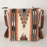 American Darling Saddle Blanket Genuine Leather Women Bag Western Handbag Purse