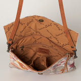 American Darling Women's Envelope Bag Western Hair-On Genuine Leather Handbag