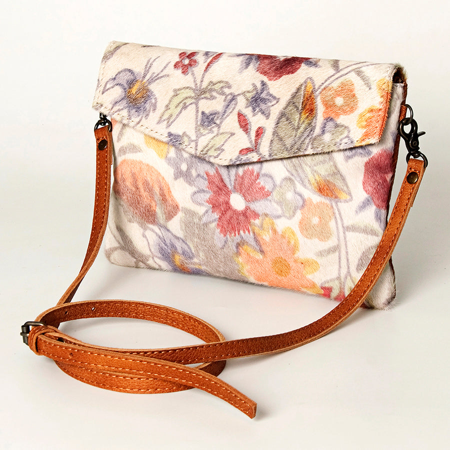 American Darling Women's Envelope Bag Western Hair-On Genuine Leather Handbag - Uhorse