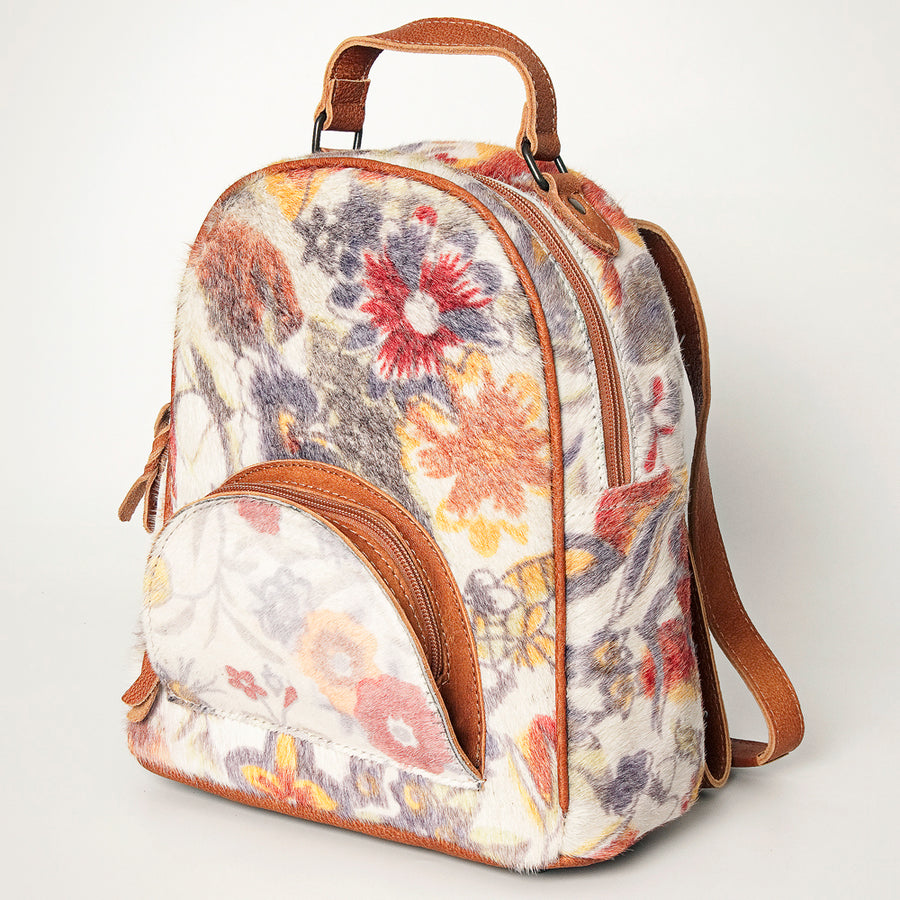 American Darling Backpack Hair on Genuine Leather Western Women Bag | for Laptop School Purse Travel - Uhorse
