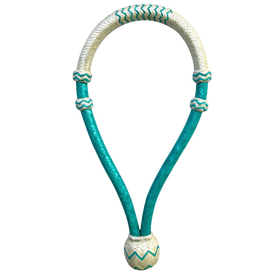 Hilason Braided Rawhide Core Bosal Hand Made W. H. Tk. Turquoise – by Hilason – Cowboy and equestrian accessories