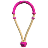 Hilason Braided Rawhide Core Bosal Hand Made W. H. Tk. Pink by Hilason – Cowboy and equestrian accessories