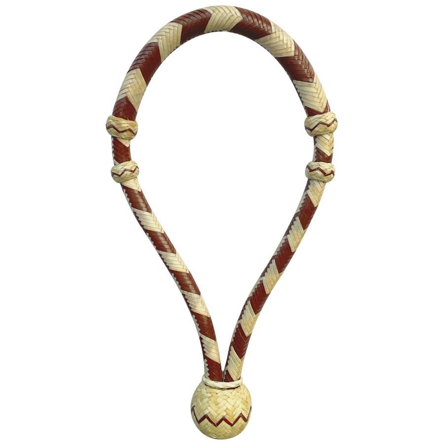 Hilason Braided Rawhide Core Bosal Hand Made Western Horse Tack Brown