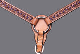 BAR H EQUINE Western Horse Genuine Leather Tack Set Tan