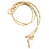 Hilason Western Rawhide Braided Leather Show Rommel Romel Romal Reins Horse