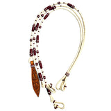 Hilason W. Rawhide Braided Leather Show Rommel Romel Romal Reins H. – by Hilason – Cowboy and equestrian accessories