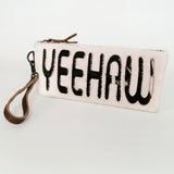 American Darling ADBG344CC Wristlet Hair On Genuine Leather women bag by Hilason – Cowboy and equestrian accessories