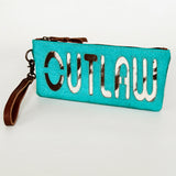 American Darling ADBG344CK Wristlet Hair-On Genuine Leather Women Bag by Hilason – Cowboy and equestrian accessories