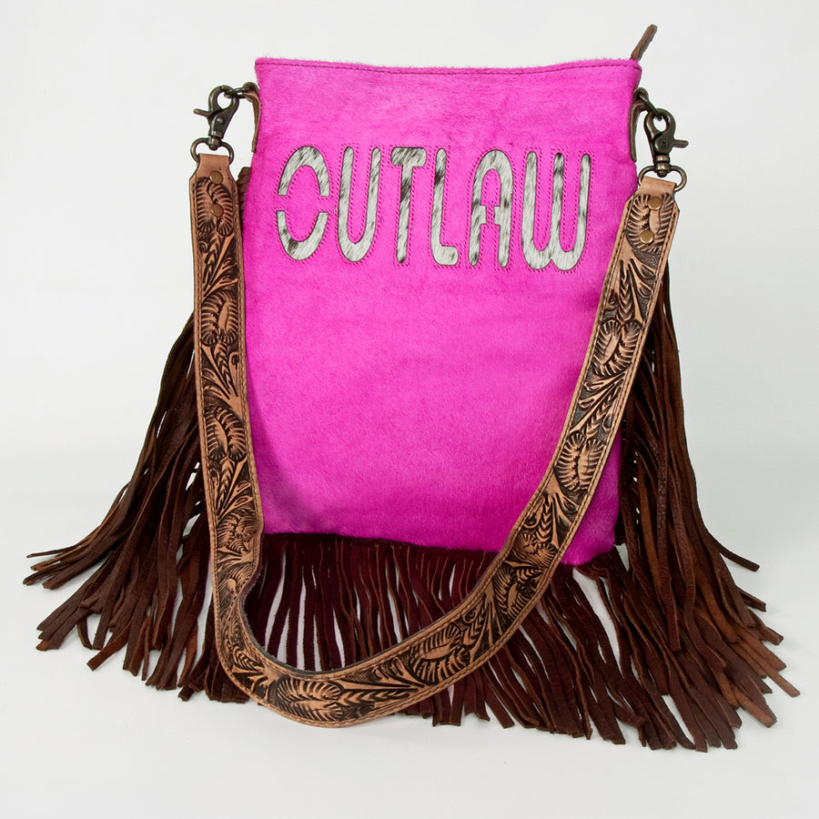 American Darling Large Crossbody Hair On Genuine Leather Western Women Bag Handbag Purse | Cute - Uhorse