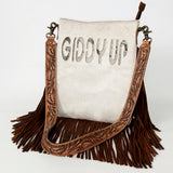 American Darling Large Crossbody Hair On Genuine Leather W. Women Bag by Hilason – Cowboy and equestrian accessories