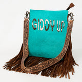 American Darling Large Crossbody Hair On Genuine Leather W. Women Bag by Hilason – Cowboy and equestrian accessories