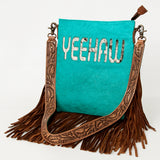 American Darling ADBGS192BG Messenger Hair-On Genuine Leather Women Bag Western Handbag Purse