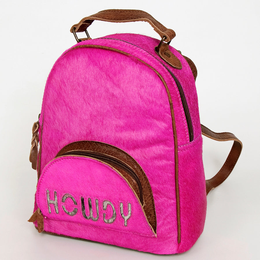 American Darling Backpack Hair on Genuine Leather Western Women Bag | for Laptop School Purse Travel - Uhorse