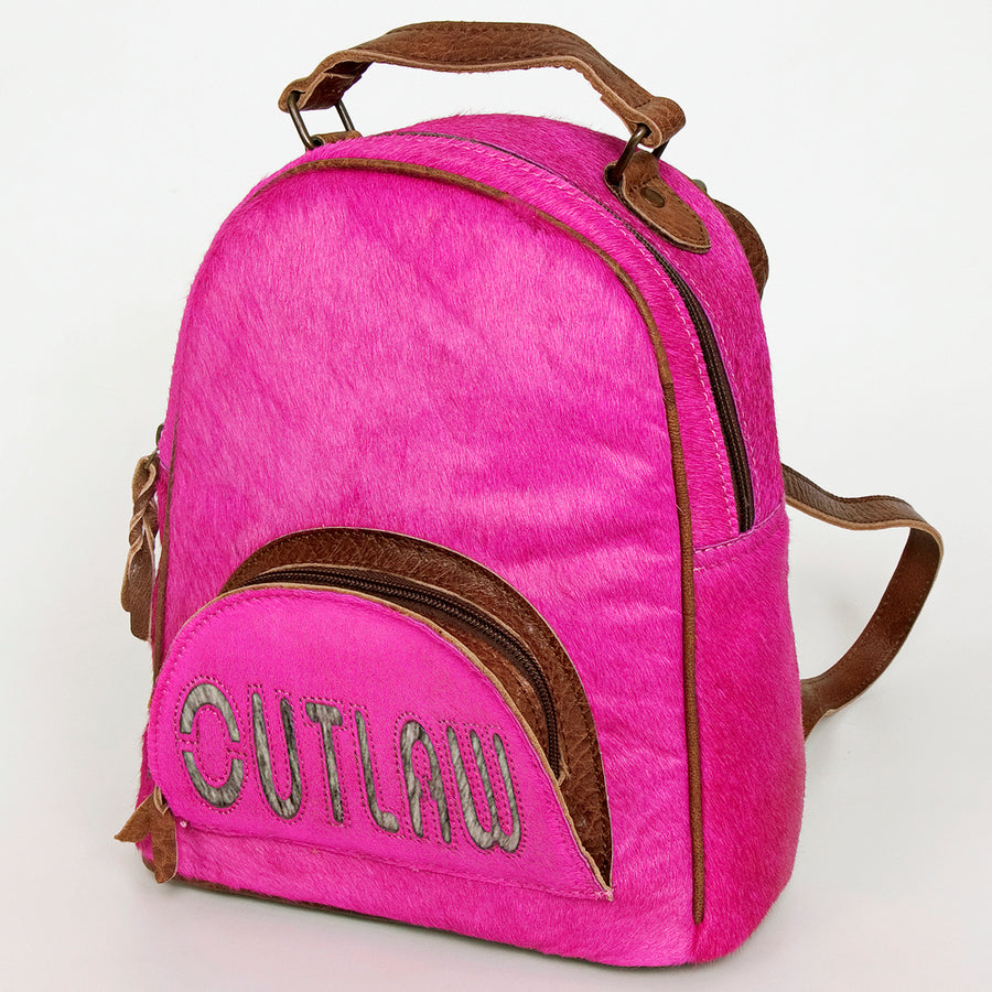 American Darling Backpack Hair on Genuine Leather Western Women Bag | for Laptop School Purse Travel - Uhorse