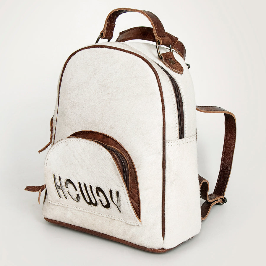 American Darling Backpack Hair on Genuine Leather Western Women Bag | for Laptop School Purse Travel - Uhorse