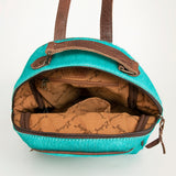 American Darling Backpack Hand Tooled Hair on Genuine Leather Western Women Bag | for Laptop School Purse Travel