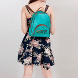 American Darling Backpack Hand Tooled Hair on Genuine Leather Western Women Bag | for Laptop School Purse Travel