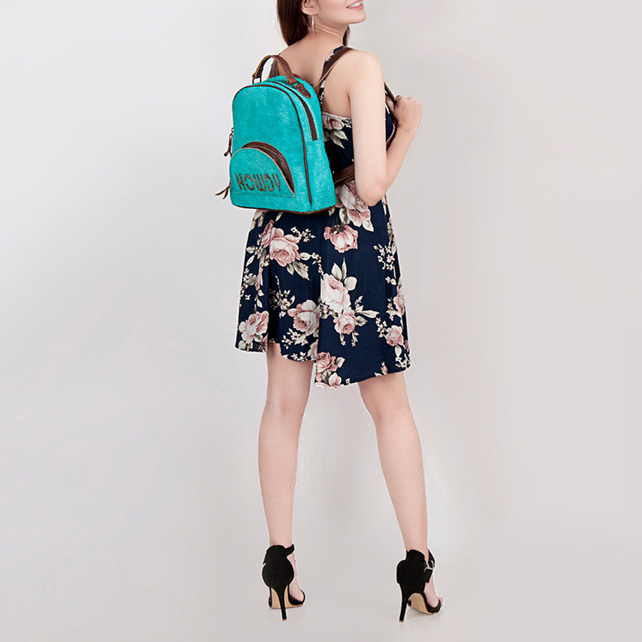 American Darling Backpack Hair on Genuine Leather Western Women Bag | for Laptop School Purse Travel
