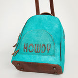 American Darling Backpack Hand Tooled Hair on Genuine Leather Western Women Bag | for Laptop School Purse Travel