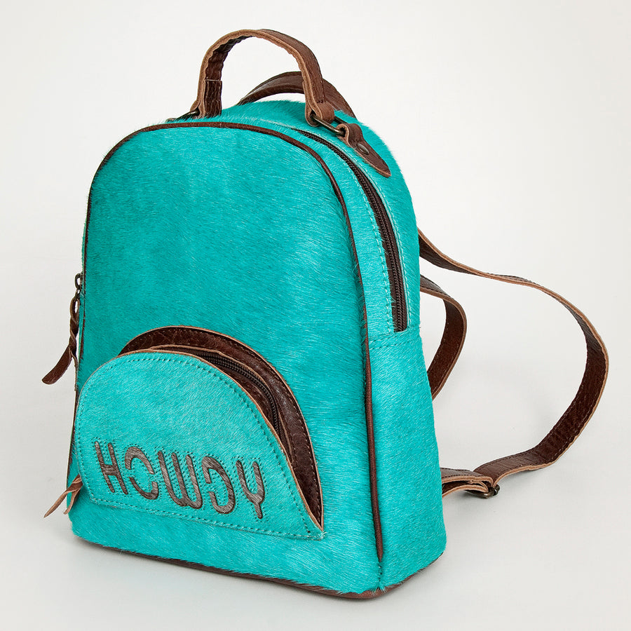 American Darling Backpack Hair on Genuine Leather Western Women Bag | for Laptop School Purse Travel - Uhorse