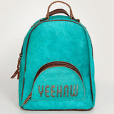 American Darling Backpack Hand Tooled Hair on Genuine Leather W. Women