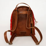 American Darling Backpack Hand Tooled Hair on Genuine Leather Western Women Bag | for Laptop School Purse Travel