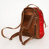 American Darling Backpack Hand Tooled Hair on Genuine Leather Western Women Bag | for Laptop School Purse Travel