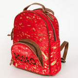 American Darling Backpack Hand Tooled Hair on Genuine Leather Western Women Bag | for Laptop School Purse Travel