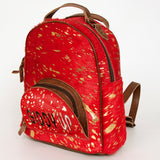 American Darling Backpack Hand Tooled Hair on Genuine Leather Western Women Bag | for Laptop School Purse Travel