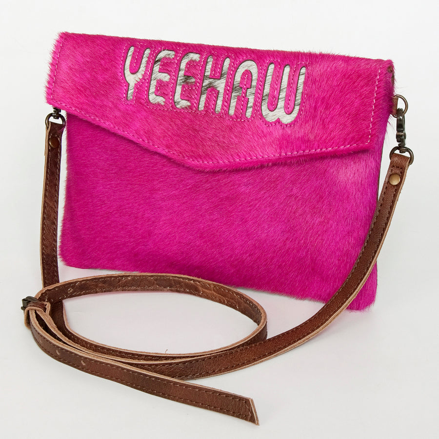American Darling Envelope Hair-On Genuine Leather Western Women Bag Handbag Purse | for Cute - Uhorse