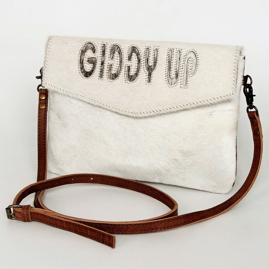 American Darling Envelope Hair-On Genuine Leather Western Women Bag Handbag Purse | for Cute - Uhorse