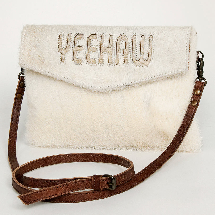 American Darling ADBGS178AI Envelope Hair-On Genuine Leather Women Bag by Hilason – Cowboy and equestrian accessories