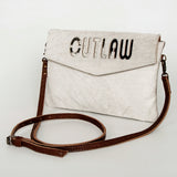 American Darling ADBGS178AJ Envelope Hair-On Genuine Leather Women Bag Western Handbag Purse