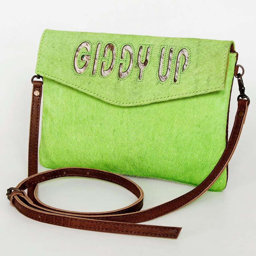 American Darling Envelope Hair-On Genuine Leather Western Women Bag Handbag Purse | for Cute - Uhorse