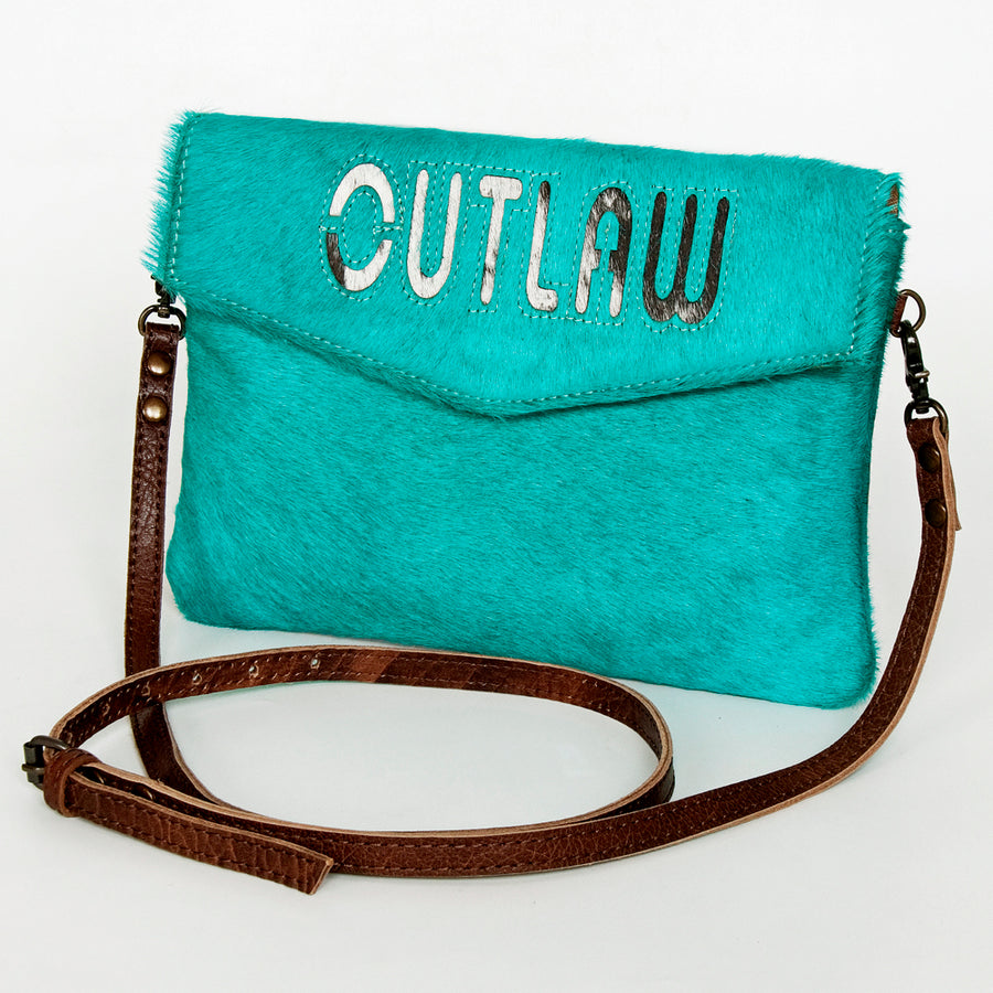 American Darling Envelope Hair-On Genuine Leather Western Women Bag Handbag Purse | for Cute - Uhorse