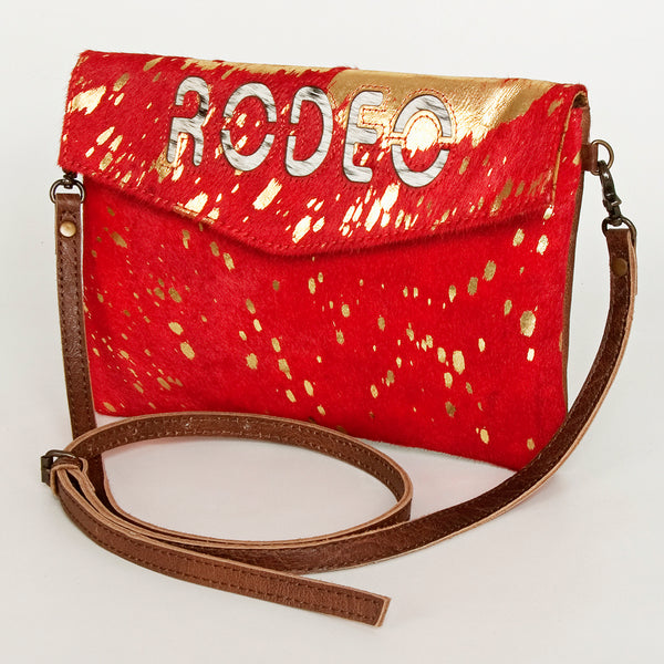 American Darling Envelope Hair-On Genuine Leather Western Women Bag Handbag Purse | for Cute - Uhorse