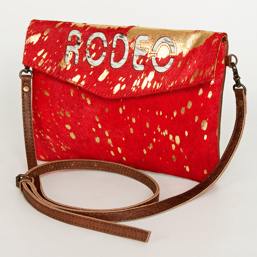 American Darling Envelope Hair-On Genuine Leather Western Women Bag Handbag Purse | for Cute - Uhorse