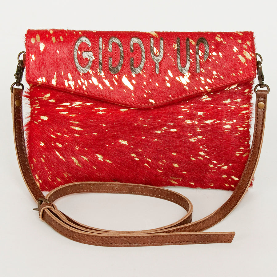 American Darling Envelope Hair-On Genuine Leather Western Women Bag Handbag Purse | for Cute