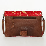 American Darling ADBGS178AT Envelope Hair-On Genuine Leather Women Bag Western Handbag Purse