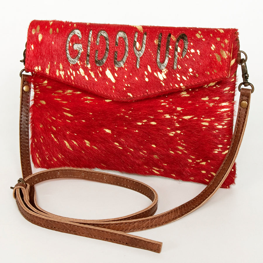 American Darling Envelope Hair-On Genuine Leather Western Women Bag Handbag Purse | for Cute - Uhorse