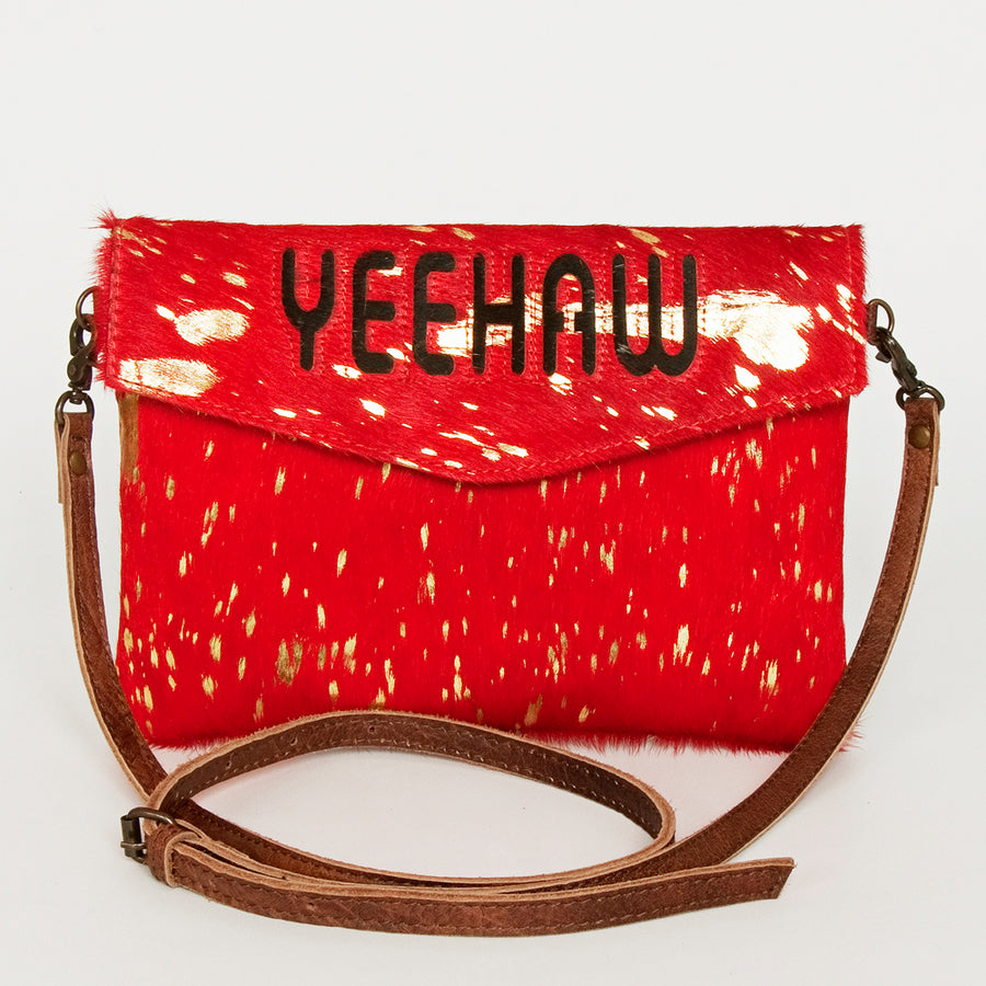 American Darling Envelope Hair-On Genuine Leather Western Women Bag Handbag Purse | for Cute