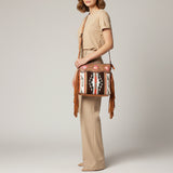 American Darling Signature Crossbody Hand Tooled Saddle Blanket Genuine Leather Women Bag Western Handbag Purse