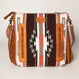 American Darling Signature Crossbody Hand Tooled Saddle Blanket Genuine Leather Women Bag Western Handbag Purse