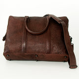 Never Mind Nmbgz132 Tote Vintage Handmade Genuine Cowhide Leather Women Bag Western Handbag Purse