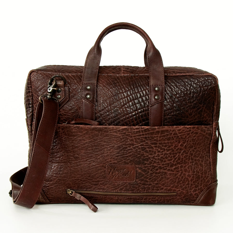 Never Mind Nmbgz133 Briefcase Vintage Handmade Genuine Cowhide Leather Women Bag Western Handbag Purse
