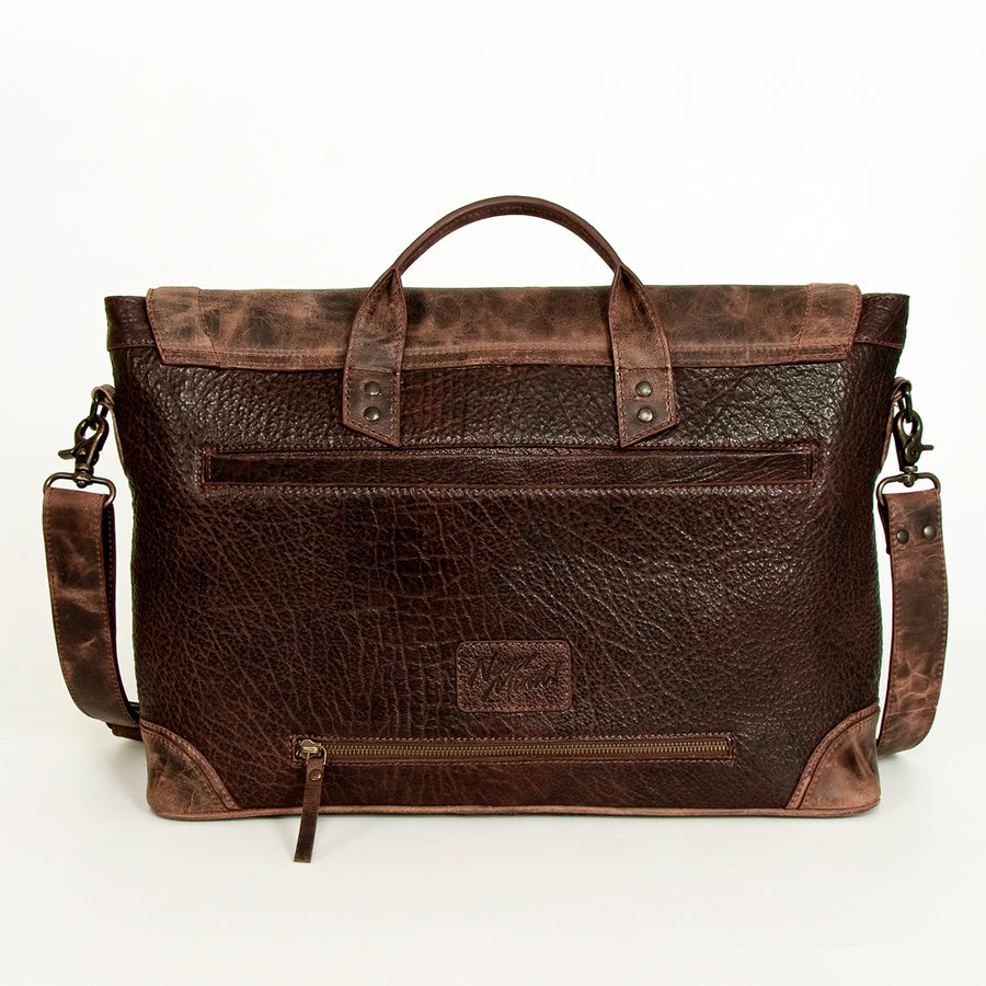 Never Mind Nmbgz134 Briefcase Vintage Handmade Genuine Cowhide Leather Women Bag Western Handbag Purse