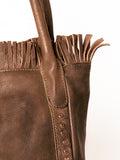 Never Mind Nmbgm110G Tote Vintage Handmade Genuine Cowhide Leather Women Bag Western Handbag Purse