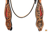 Hilason Western Horse Headstall Bridle American Leather Tan